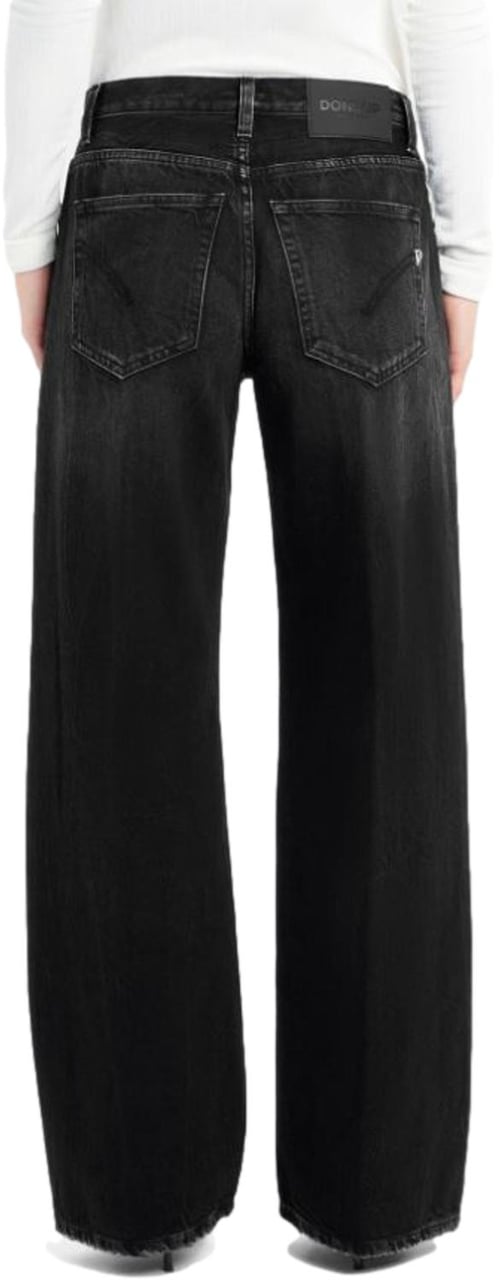 Dondup Trousers Black Zwart