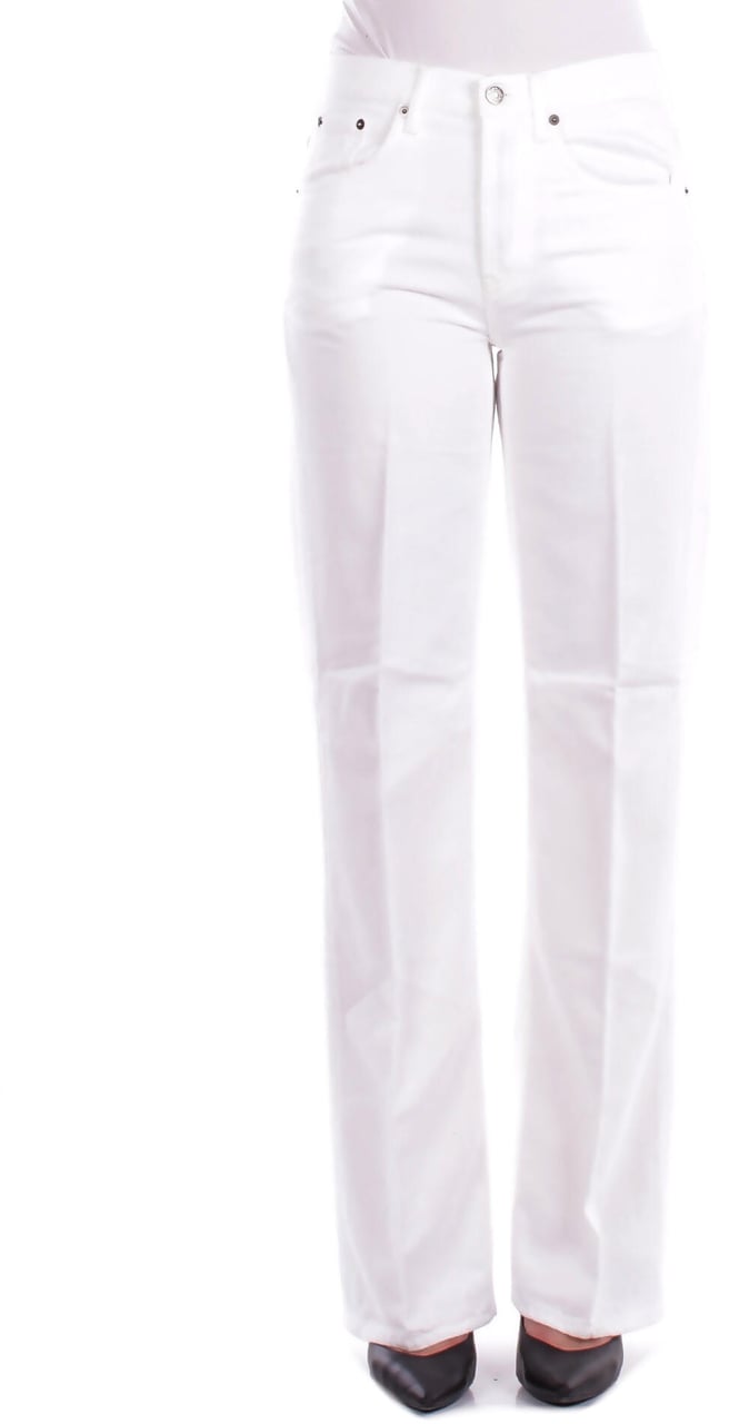 Dondup Trousers White Wit