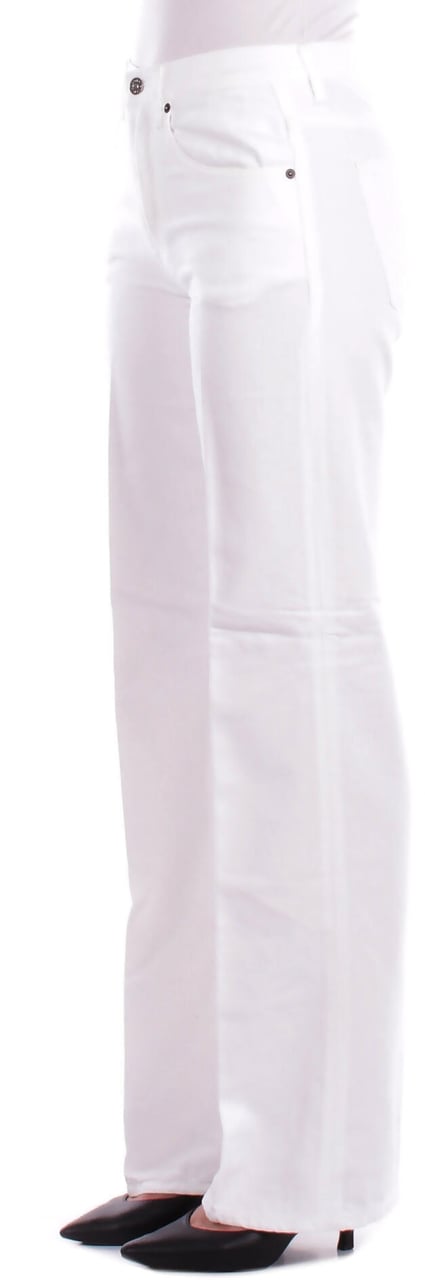 Dondup Trousers White Wit