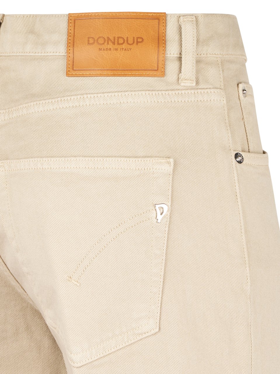 Dondup High-Waisted Wide-Leg Jeans with Five-Pocket Design Neutraal