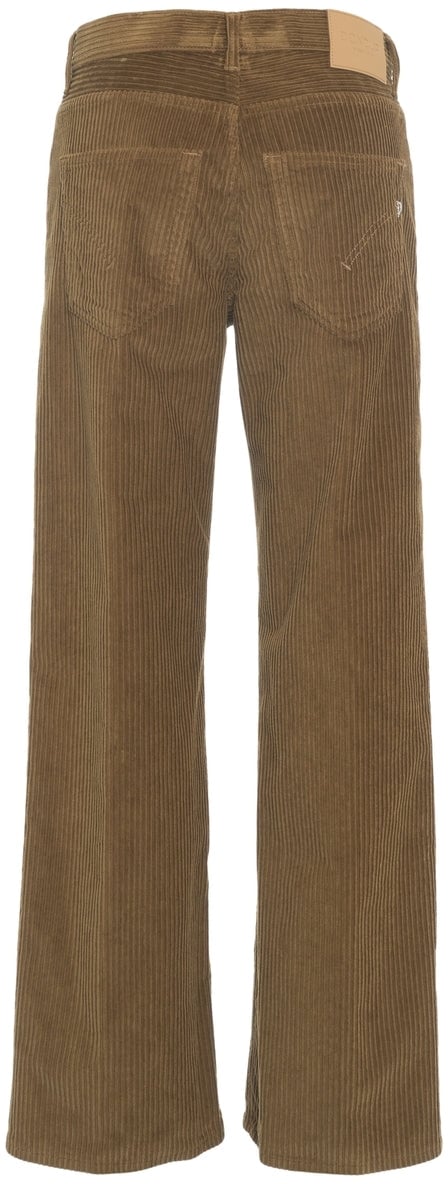 Dondup Corduroy Pants 'Jaclyn Gioie' Bruin