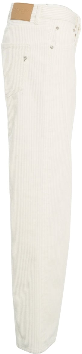Dondup Corduroy Pants 'Jaclyn Gioie' Beige