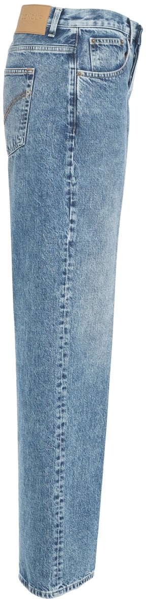 Dondup Loose fit jeans 'Jacklyn' Blauw