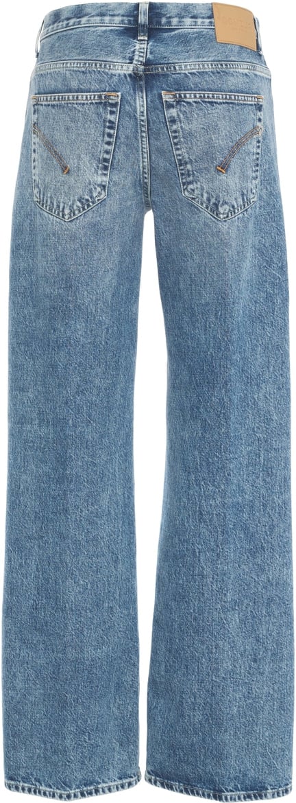 Dondup Loose fit jeans 'Jacklyn' Blauw