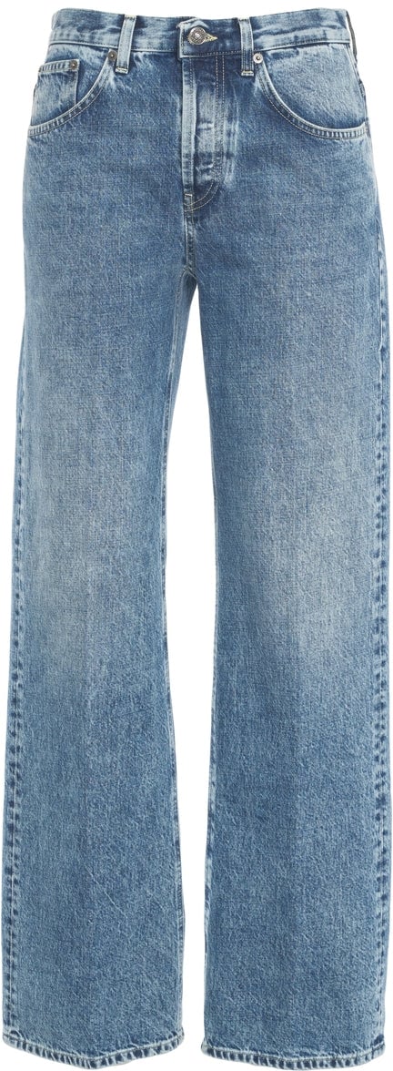 Dondup Loose fit jeans 'Jacklyn' Blauw