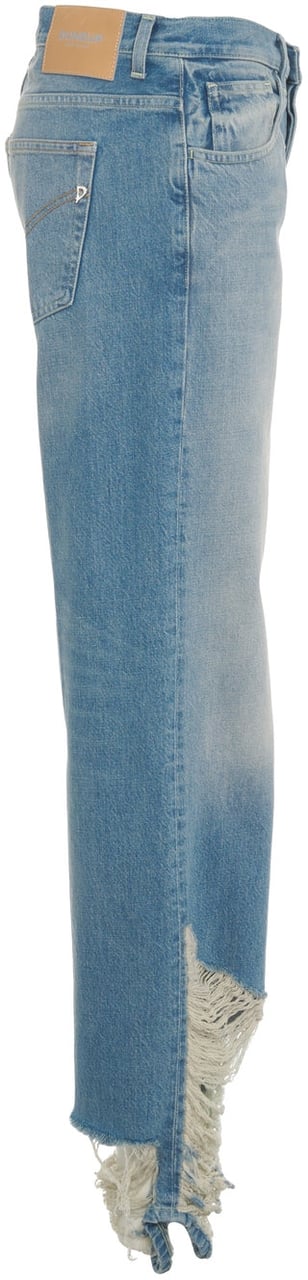 Dondup Destroyed jeans 'Jacklyn' Blauw