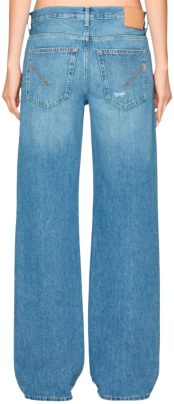 Dondup Trousers Blue Blauw