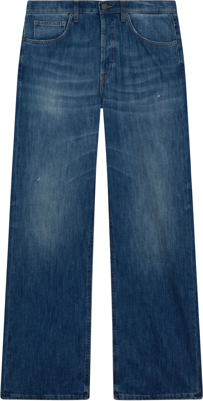 Dondup Trousers Blue Blauw