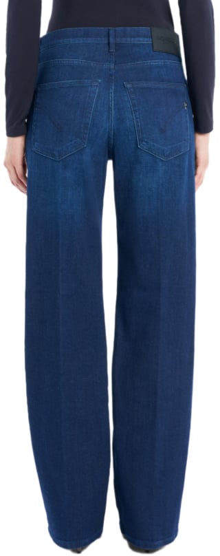 Dondup Trousers Blue Blauw
