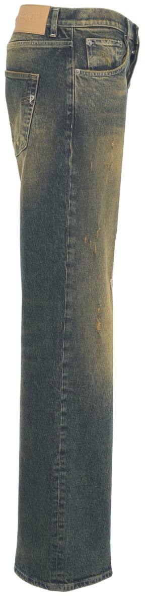 Dondup Jeans wide leg Blauw