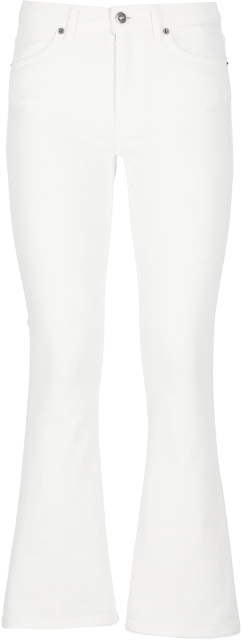 Dondup Trousers White Wit