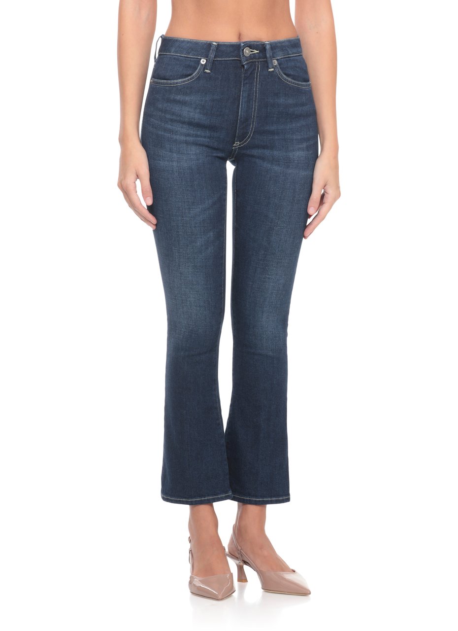 Dondup Trousers Blue Blauw
