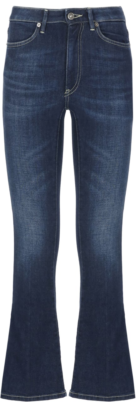 Dondup Trousers Blue Blauw