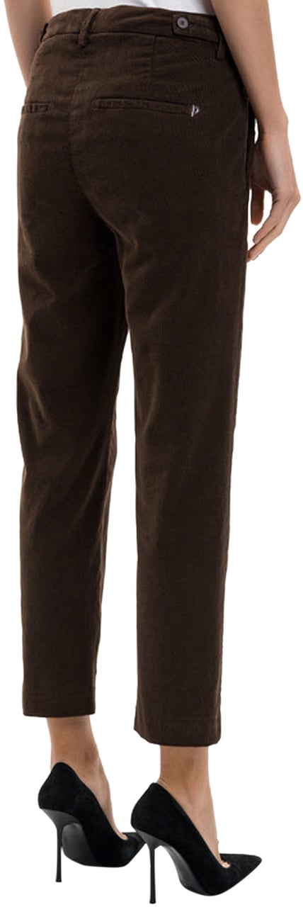 Dondup Trousers Cioccolato Bruin