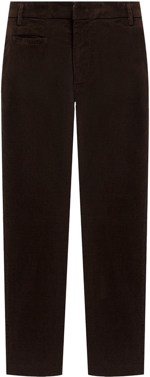 Dondup Trousers Cioccolato Bruin