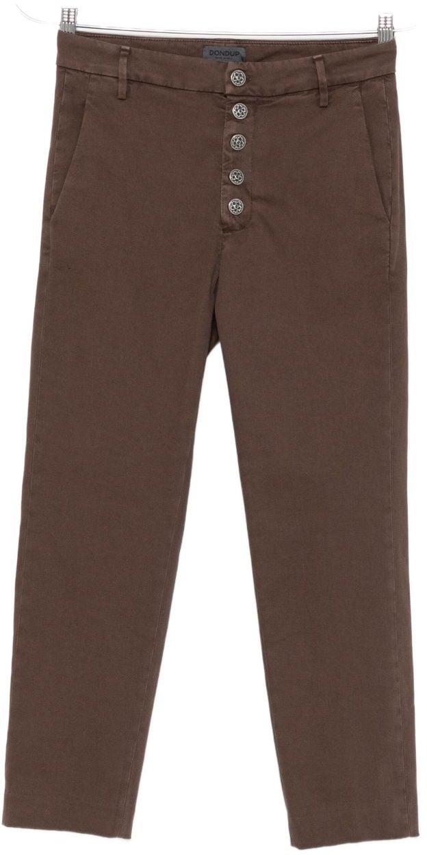 Dondup Dondup Pantaloni Marrone Bruin