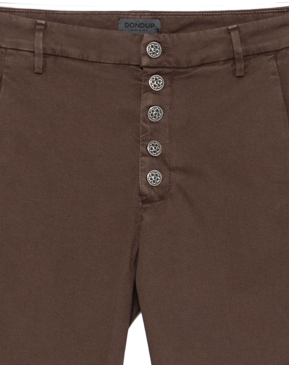 Dondup Dondup Pantaloni Marrone Bruin