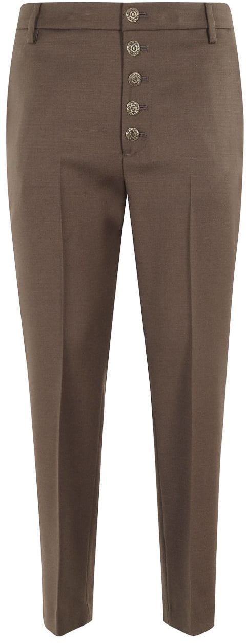 Dondup Dondup Pantaloni Marrone Bruin