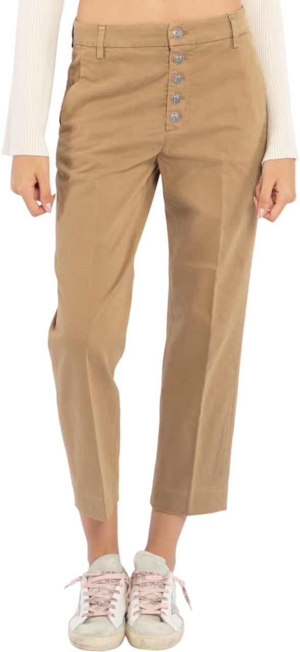 Dondup Trousers Beige Beige