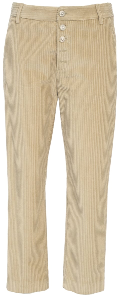 Dondup Pantaloni in velluto a coste 'Nima' Beige