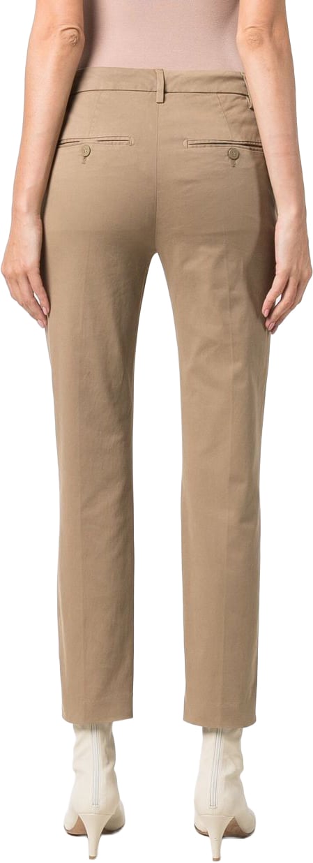 Dondup Trousers Kaki Beige