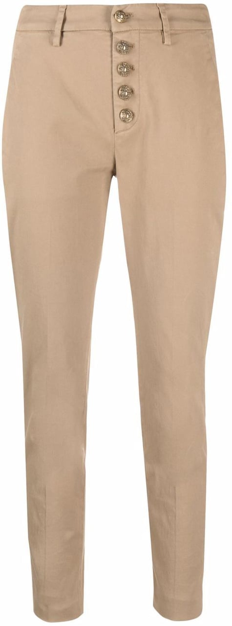 Dondup Trousers Kaki Beige