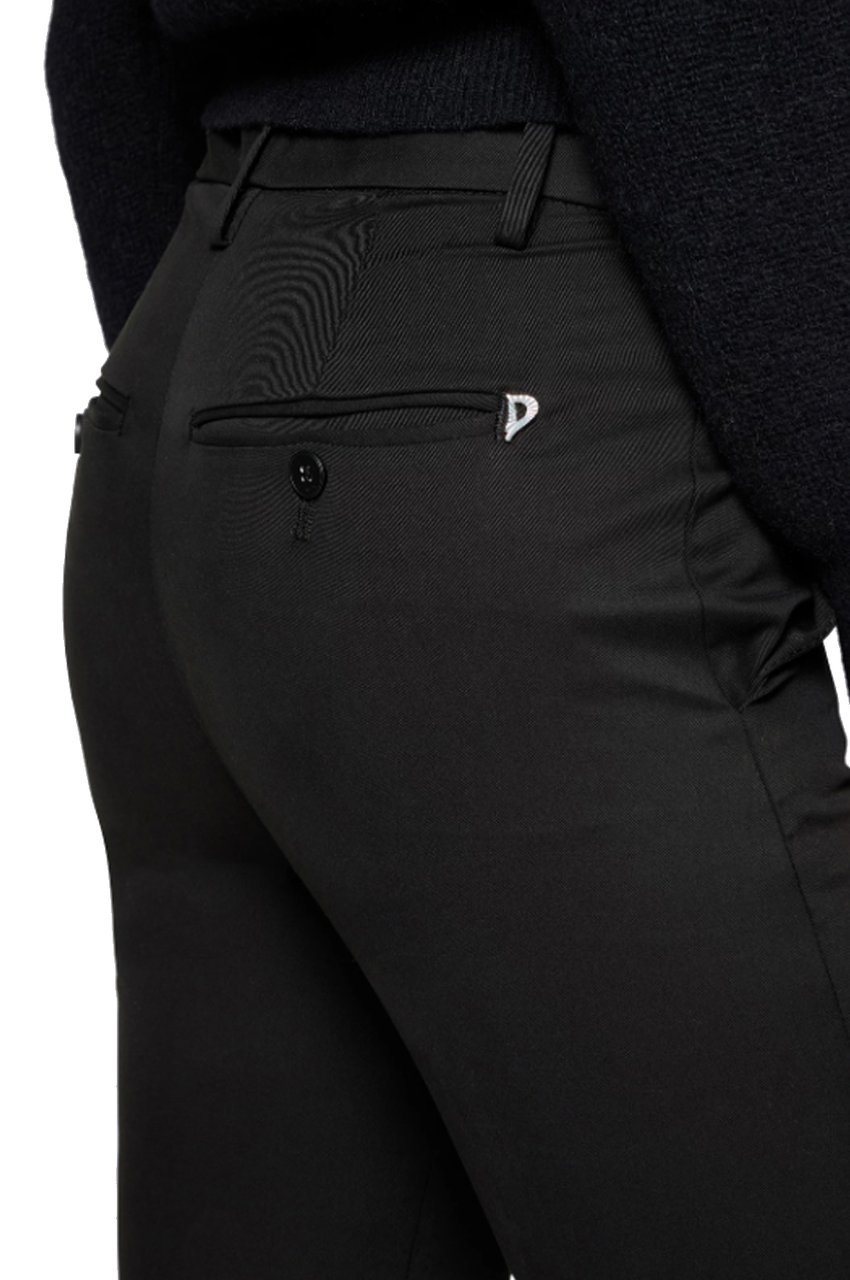 Dondup Trousers Black Zwart