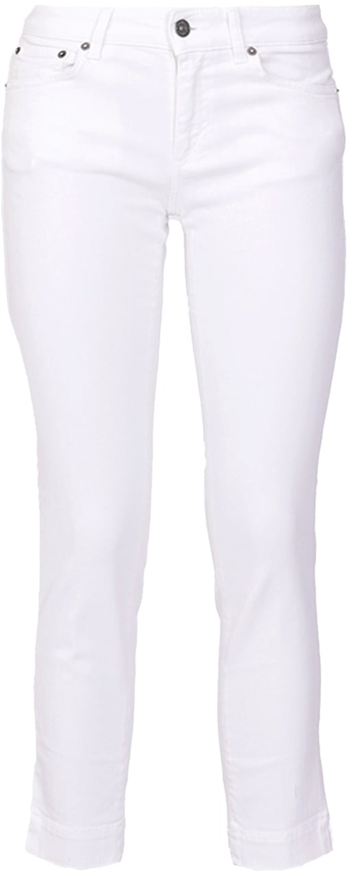 Dondup Dondup Pantaloni Bianco Wit