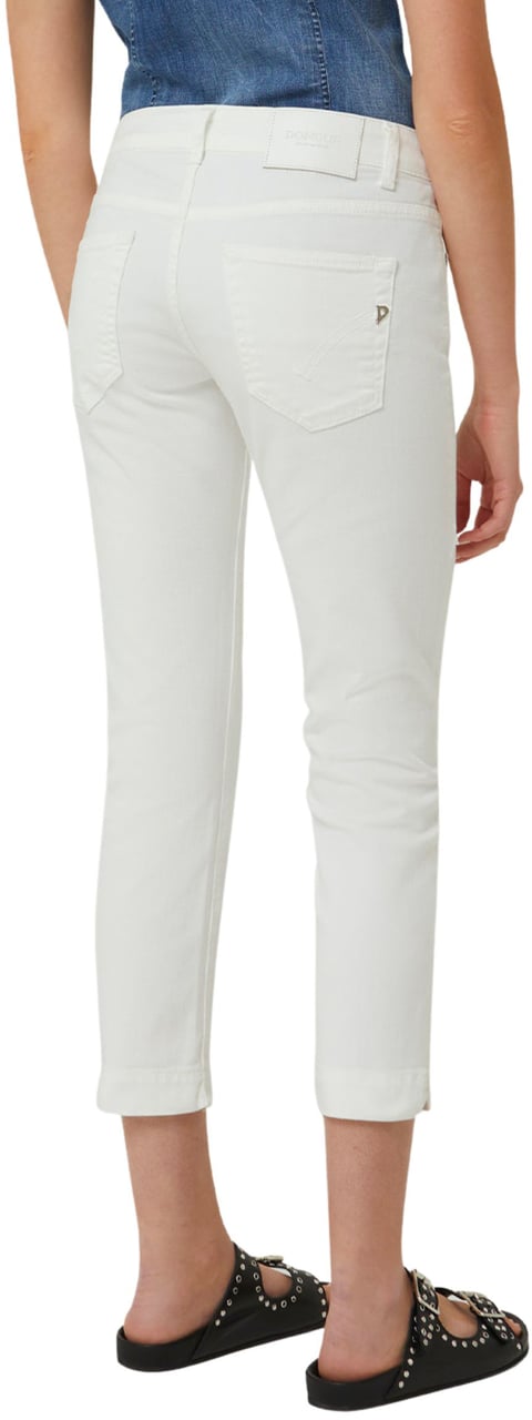 Dondup Dondup Pantaloni Bianco Wit