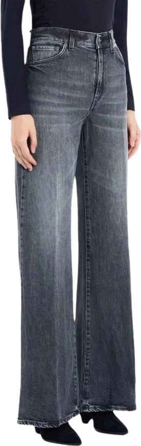 Dondup Trousers Grigio Denim Grijs