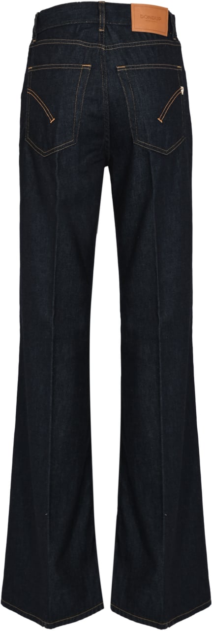 Dondup Trousers Blue Blauw