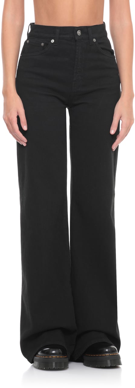 Dondup Trousers Black Zwart