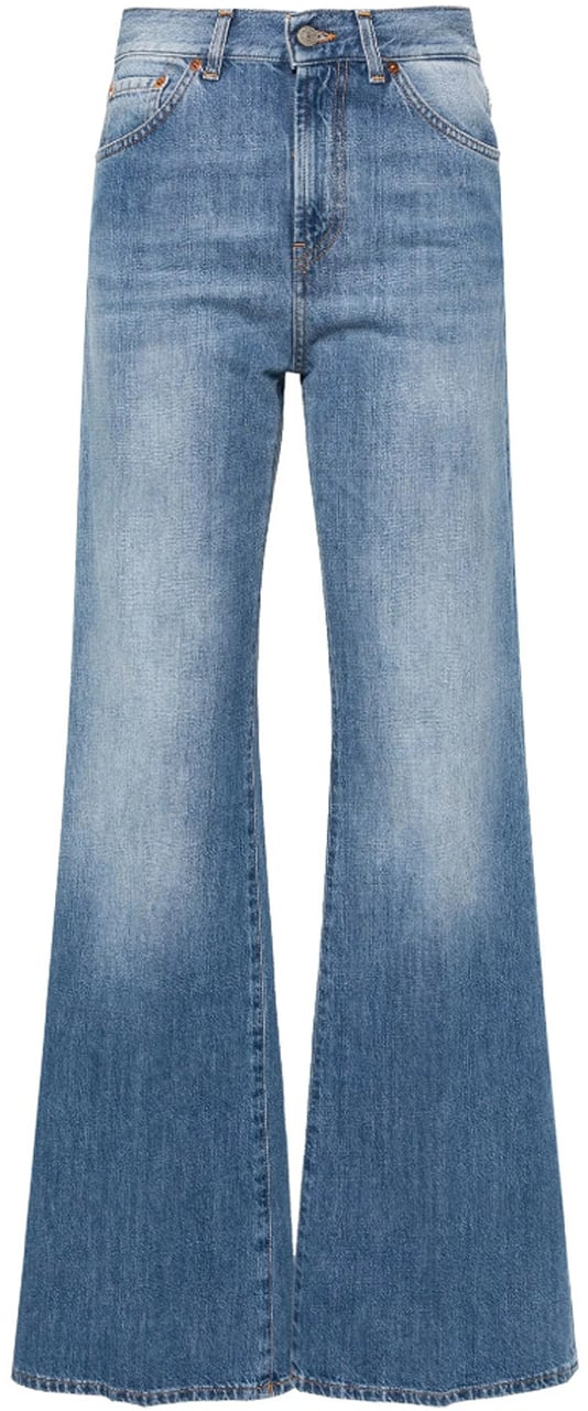 Dondup Trousers Blue Blauw