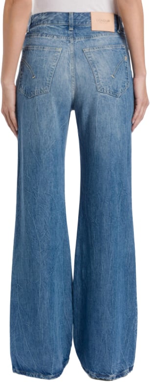 Dondup Trousers Blu Blauw