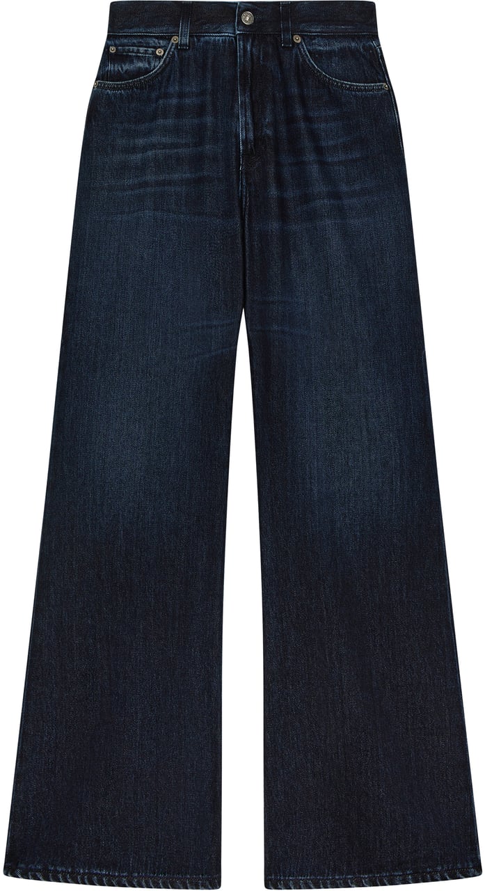 Dondup Trousers Blue Blauw