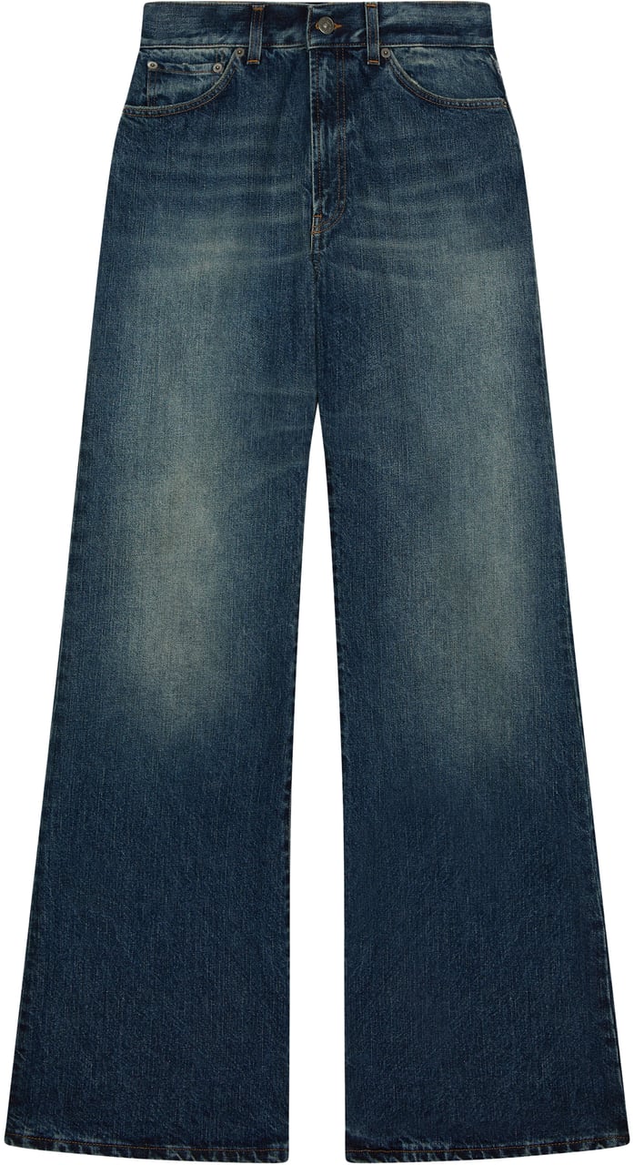 Dondup Trousers Blue Blauw