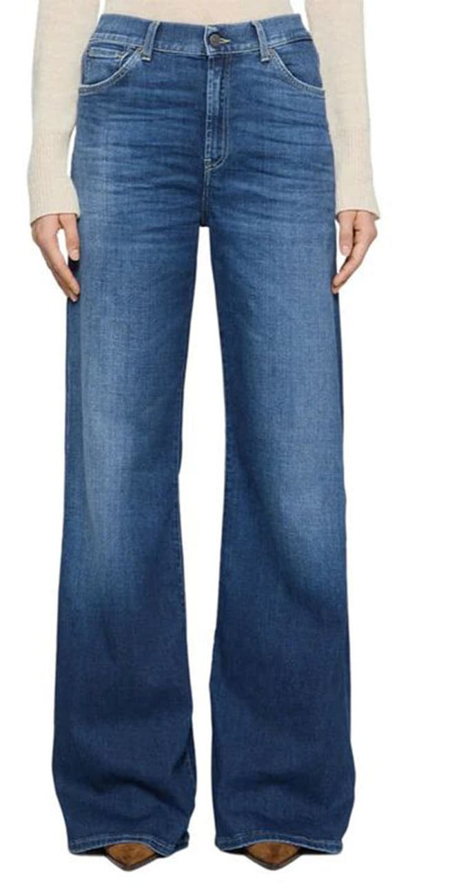 Dondup Trousers Blue Blauw
