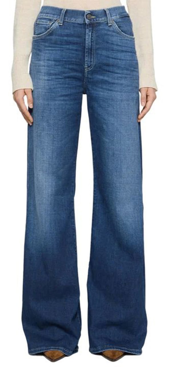 Dondup Trousers Blue Blauw