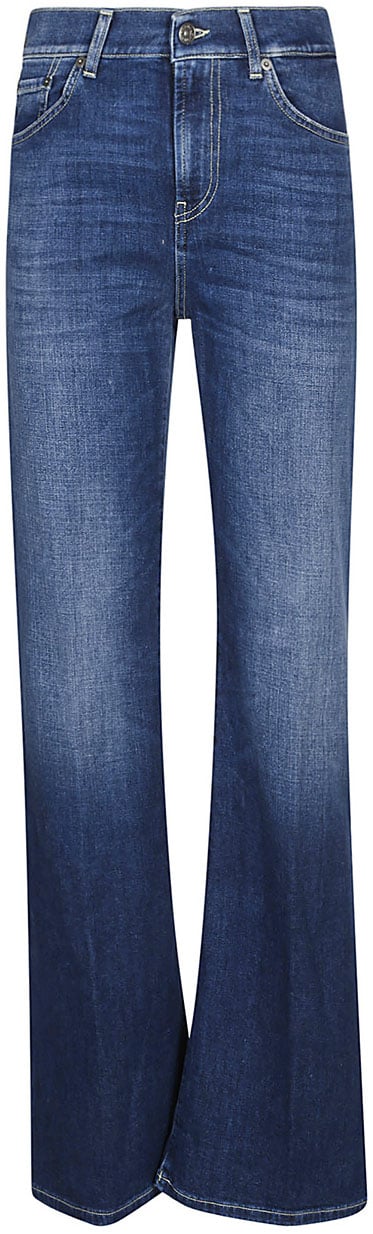 Dondup Trousers Blue Blauw