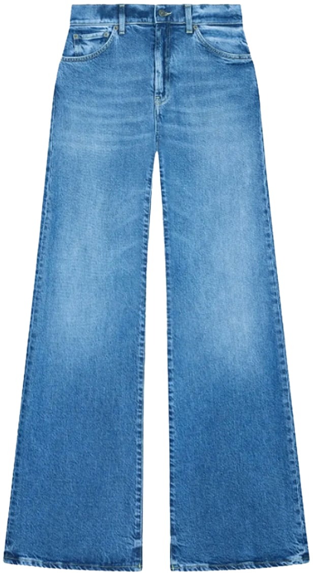Dondup Trousers Blue Blauw