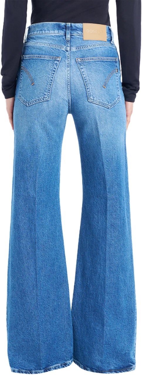 Dondup Trousers Blue Blauw