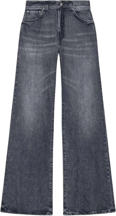 Dondup Rtw Grigio Denim Donkergrijs