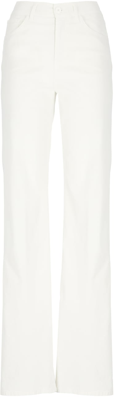 Dondup Trousers Ivory Wit