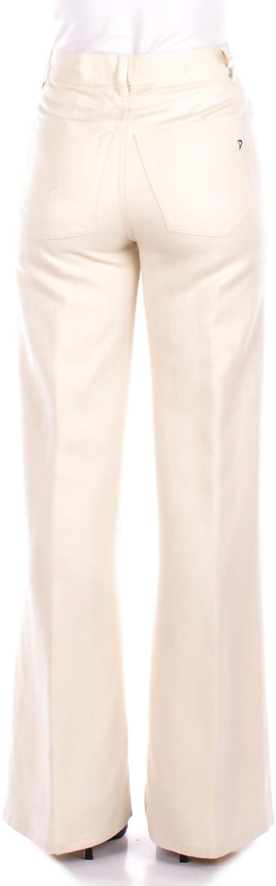 Dondup Trousers Cream Wit
