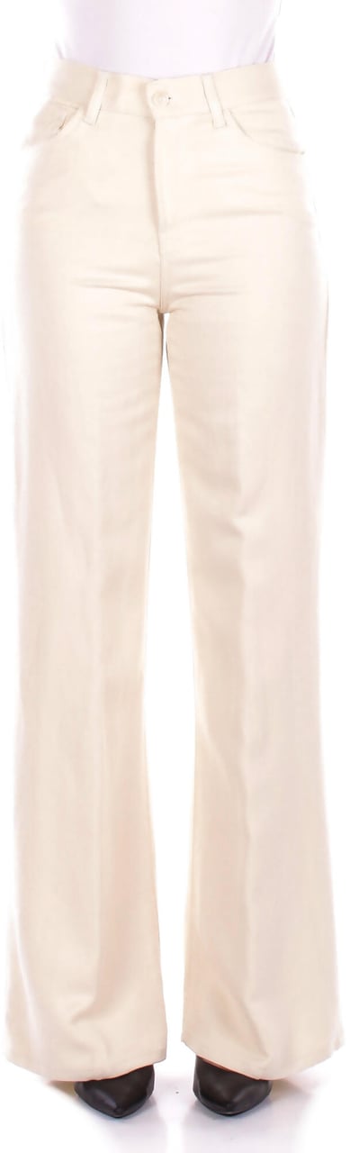 Dondup Trousers Cream Wit