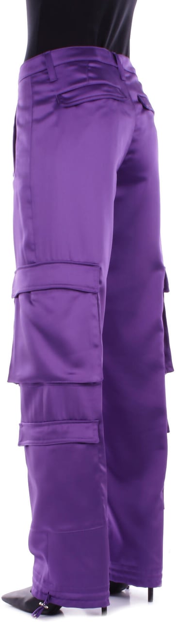 Dondup Trousers Purple Paars
