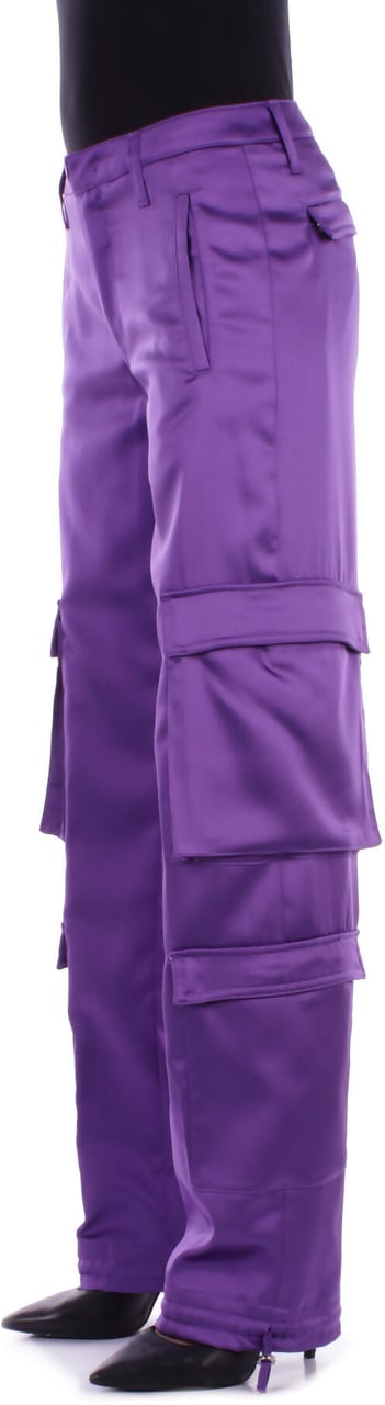 Dondup Trousers Purple Paars