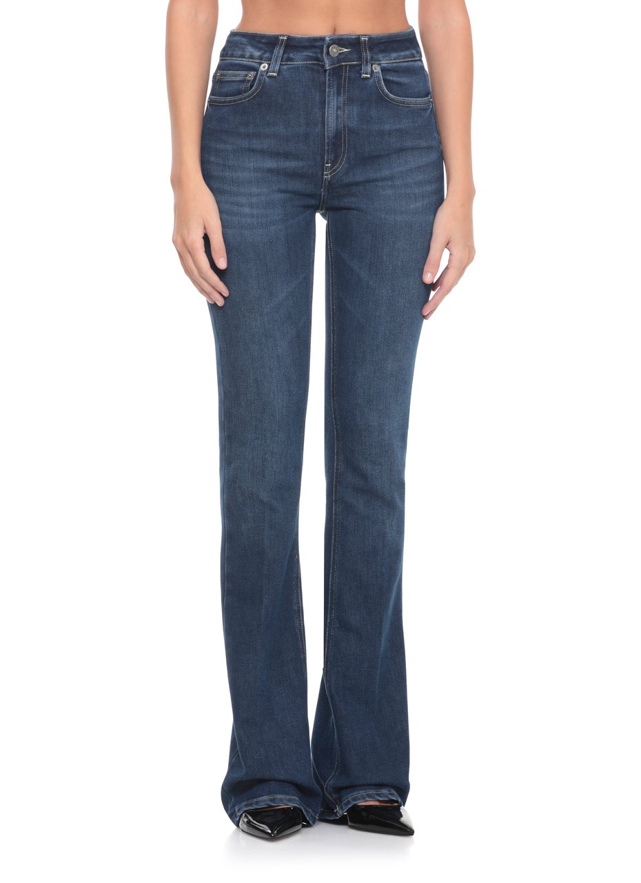 Dondup Trousers Blue Blauw