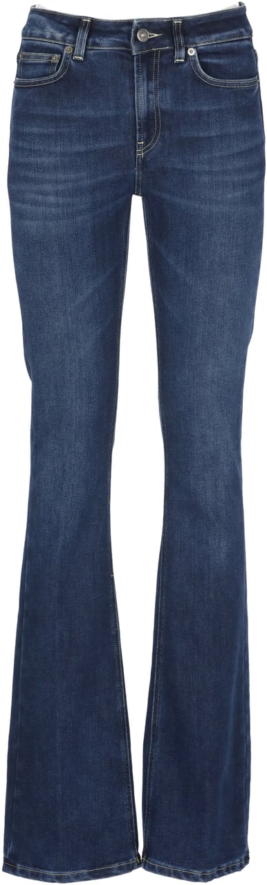 Dondup Trousers Blue Blauw