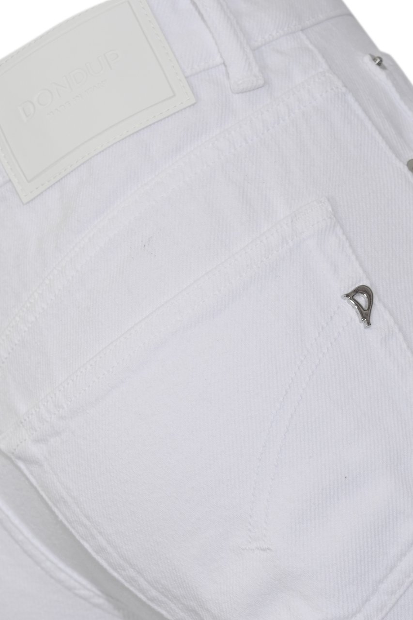 Dondup Trousers White Wit